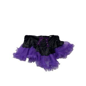 Fun World Gothic Pettiskirt One Size Black Purple Costume Accessory Party NEW